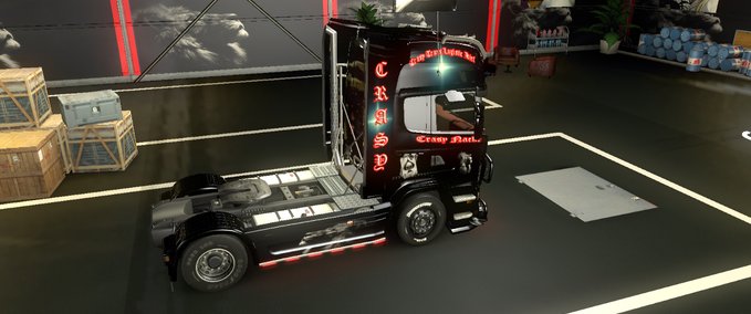 Sonstige Tunning Garage Crasy Trans  Eurotruck Simulator mod
