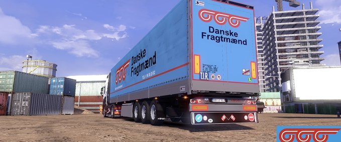 Standalone-Trailer Danske Spedition Standalone Eurotruck Simulator mod