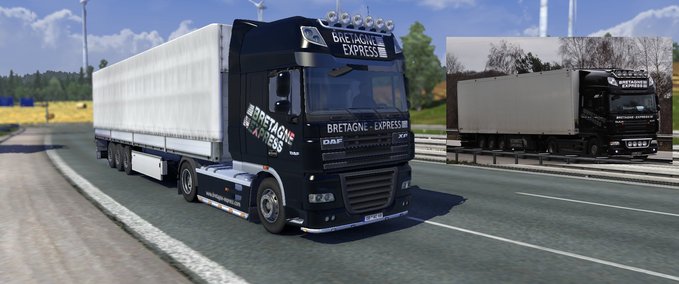 Skins Schwarzen BRETAGNE Express  Eurotruck Simulator mod