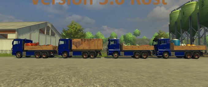 MAN MAN TGX HKL mit Container Landwirtschafts Simulator mod