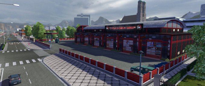 Sonstige Trucksim Map Garage Eurotruck Simulator mod