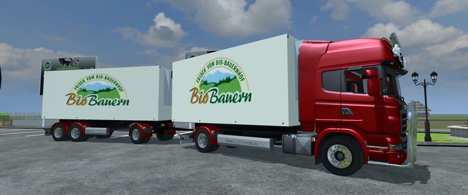 Scania Scania R730 mit Kühlaufbau Landwirtschafts Simulator mod