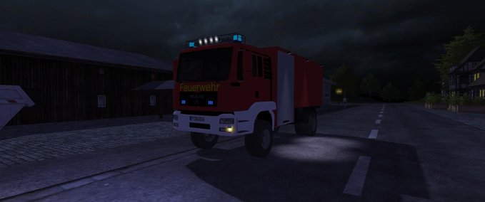 Feuerwehr MAN Gerätewagen Hochwasserschutz Landwirtschafts Simulator mod