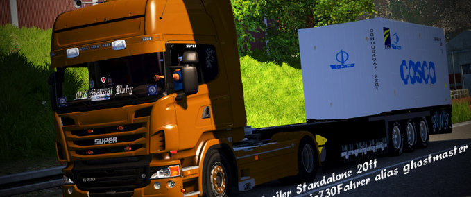 Standalone-Trailer ContainerTrailer Standalone Eurotruck Simulator mod
