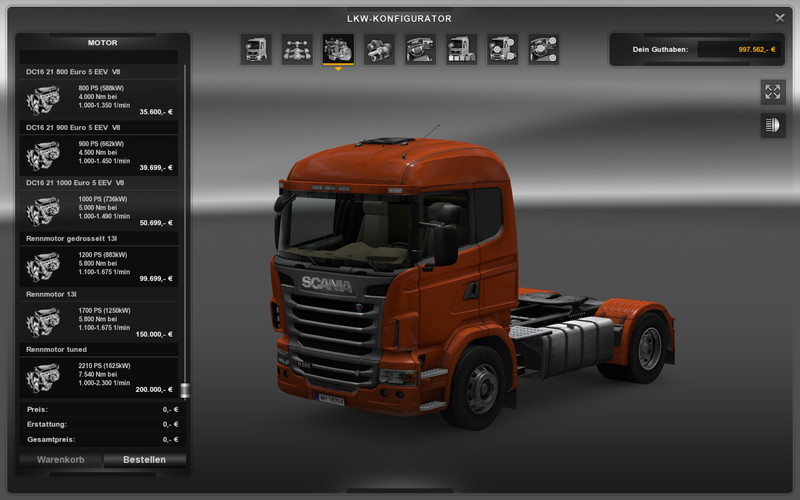 1700 125. ETS 2 Tuning Pack. SCS software. Wheel Tuning Pack ETS 2. Milcat.