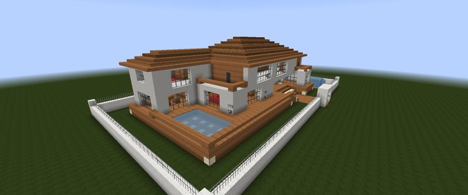 Maps Villa mit Aufzug Minecraft mod