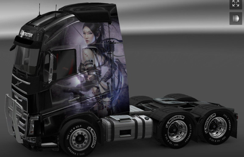 Ets2 Volvo Fh Sexyfantasy Skin 2 V 10 Skins Mod Für Eurotruck Simulator 2