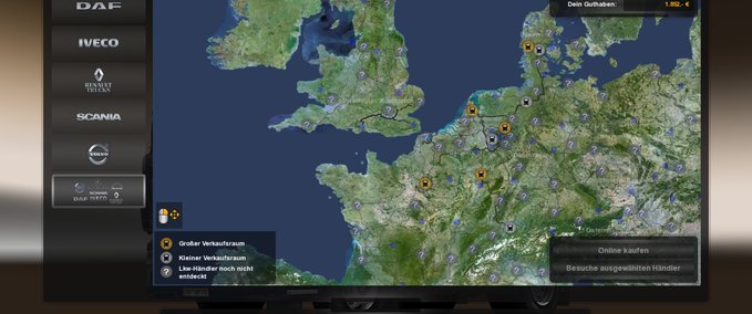 Sonstige Color Map for TSM Map 5xxx Eurotruck Simulator mod