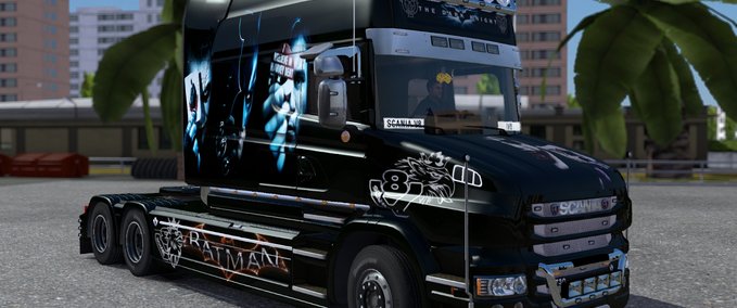Skins Scania T Batman Eurotruck Simulator mod