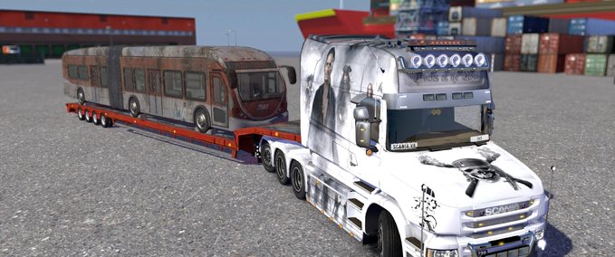 Skins Scania T Pirates  Eurotruck Simulator mod
