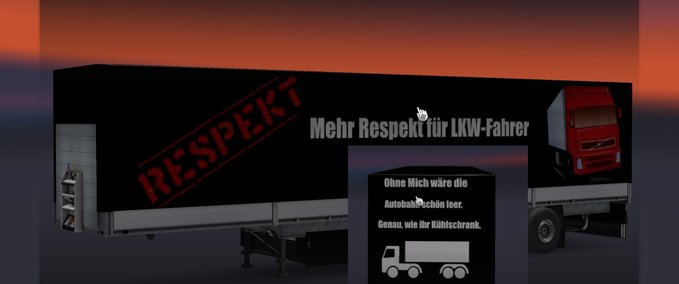 Mehr Respekt für LKW Fahrer  Mod Image