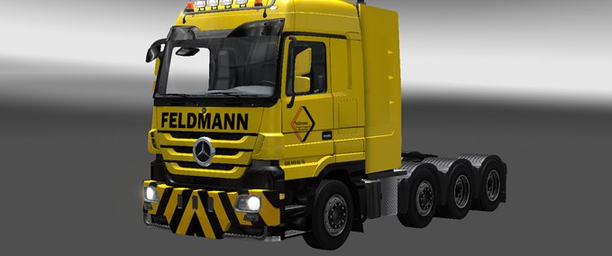 Mercedes Feldmann Actros 8x4 Eurotruck Simulator mod