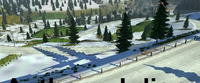 Maps First Mod Snow Eurotruck Simulator mod