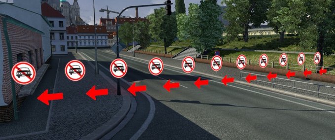 Mods New Road Block Eurotruck Simulator mod