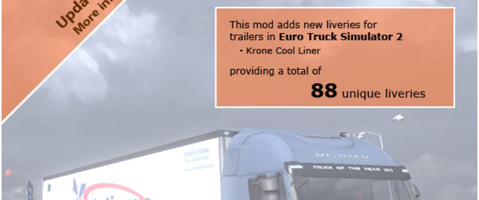 Trailer Trailers Pack Krone Coolliner  Eurotruck Simulator mod