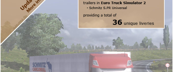 Trailer Trailers Pack Schmitz Universal Eurotruck Simulator mod