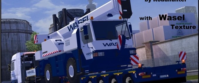 Standalone-Trailer Faymonville Megamax 4axes with Liebherr  Eurotruck Simulator mod