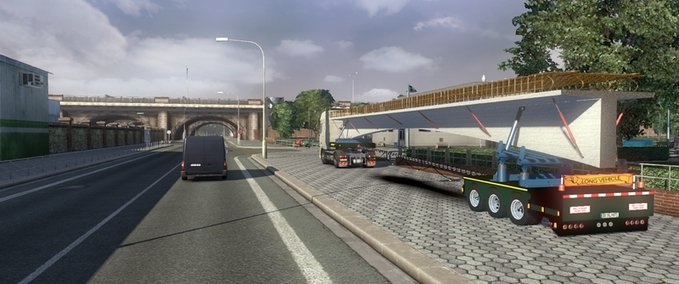 Standalone-Trailer Betonbrückentrailer Eurotruck Simulator mod