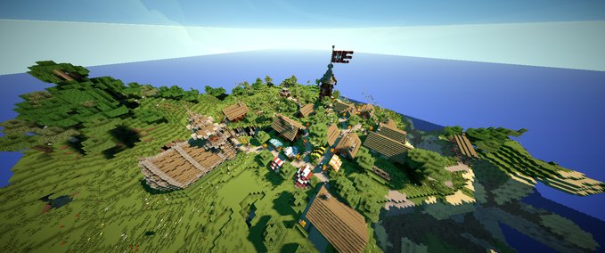 Maps Mittelalterliches Dorf Minecraft mod