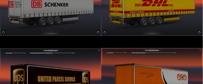 Standalone-Trailer Logistik Trailer Mod Eurotruck Simulator mod