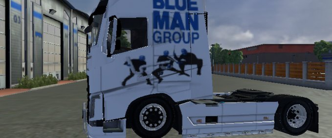 Skins Volvo Blue Man Group  Eurotruck Simulator mod