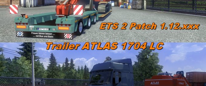 Trailer mit ATLAS 1704 LC Mod Image