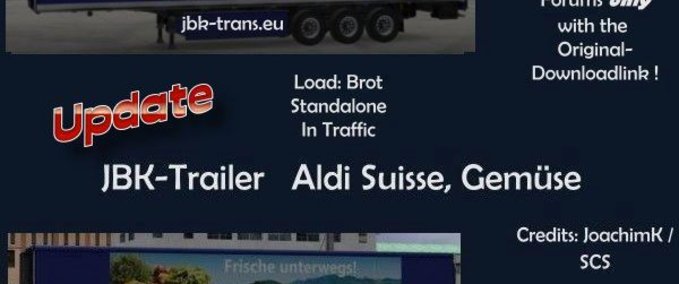 Standalone-Trailer Trailer Aldi Suisse Eurotruck Simulator mod
