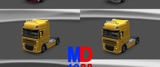 Tools New Chrome or Painted Roofgrill Eurotruck Simulator mod