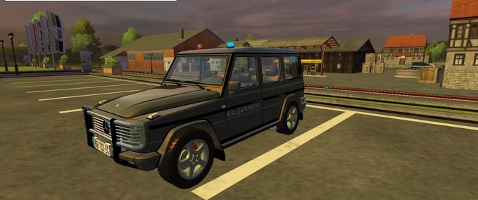 PKWs MB G500 Police edition Landwirtschafts Simulator mod