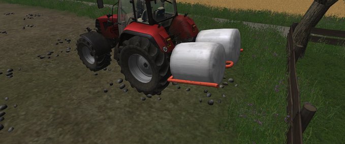 Round bale fork Double Mod Image