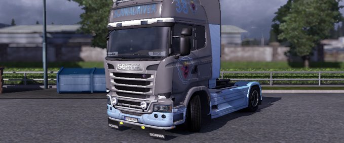 Skins Scania Skin fuer R Topline und StreamlineTopline  Eurotruck Simulator mod