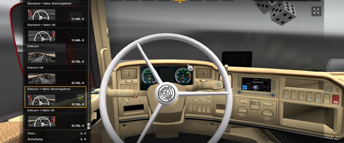 Scania Scania R 2008 beige Eurotruck Simulator mod
