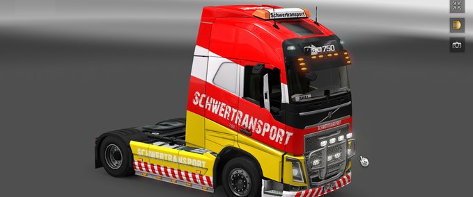 Skins Schwertransport Eurotruck Simulator mod