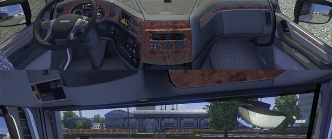 Interieurs Seat adjustment no limits DAF Eurotruck Simulator mod