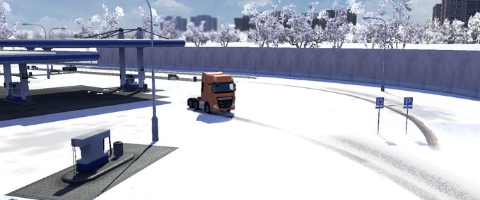 Sonstige Winter Mod Eurotruck Simulator mod