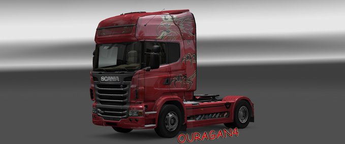 Skins STAFF skin for Scania Eurotruck Simulator mod
