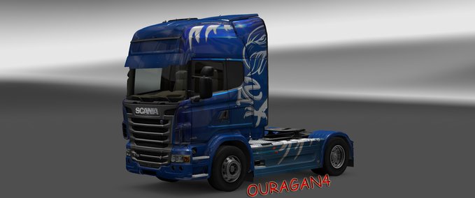 Skins ATELIER skin for Scania Eurotruck Simulator mod
