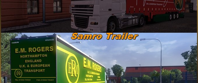 Standalone-Trailer Samro Alusam Eurotruck Simulator mod