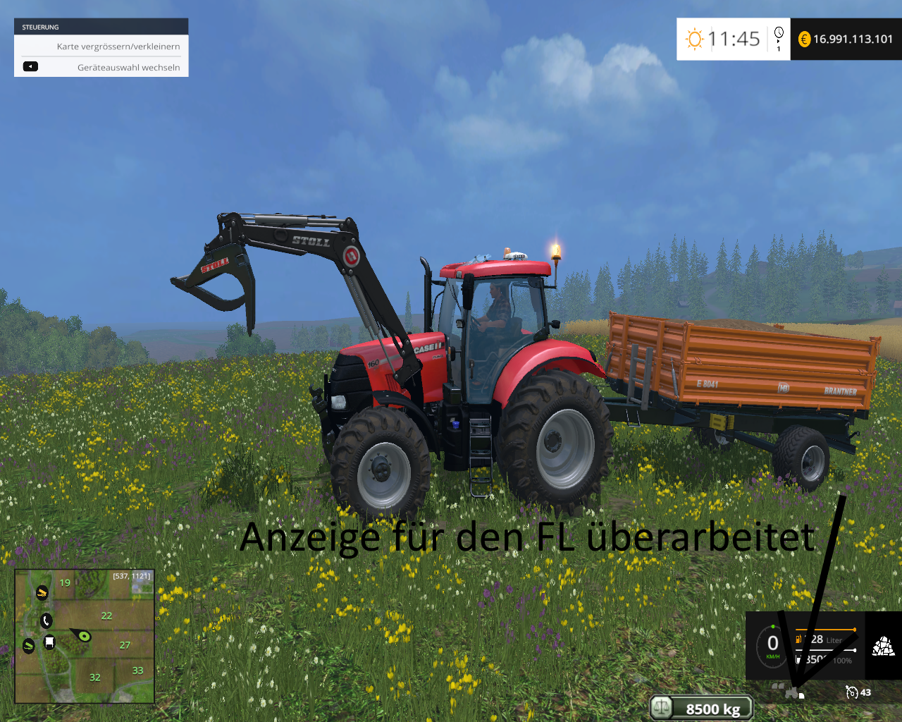 Case IH Puma 160 with front loader - Thumbnail 1
