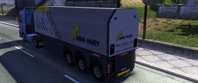 Standalone-Trailer Glass trailer Van Huet Eurotruck Simulator mod