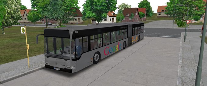 Bus Skins Google Repaint MB O530G OMSI 2 mod