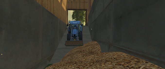 Gebäude mit Funktion Holzschnitzelbunker Landwirtschafts Simulator mod