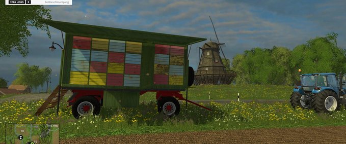 Drehschemel Drehschemel mit Bienenstock Landwirtschafts Simulator mod
