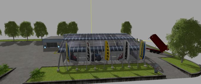 Gebäude mit Funktion Fahrzeug Shop  Landwirtschafts Simulator mod