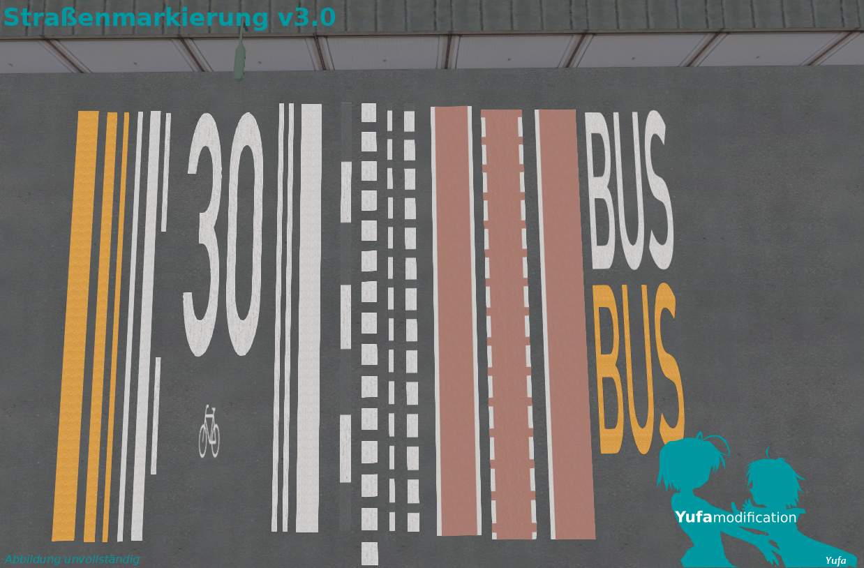 Straßenmarkierung - Thumbnail 1