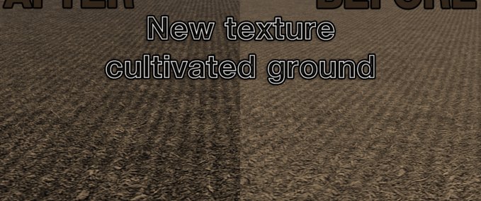 Texturen New texture cultivated ground  Landwirtschafts Simulator mod