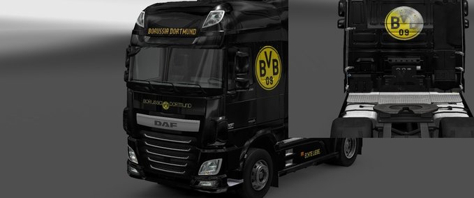 Skins Borussia Dortmund Daf Eurotruck Simulator mod