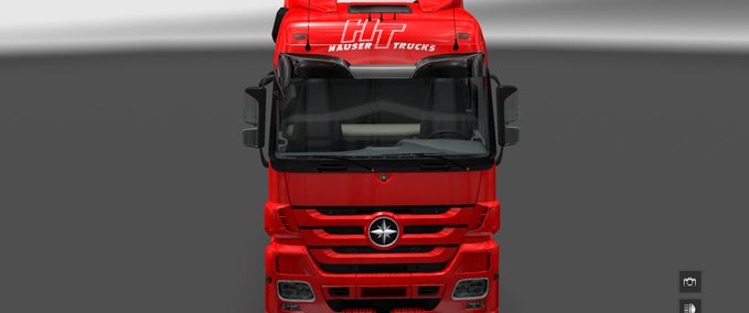 Skins Mietfahrzeug Truckcenter Hauser MB Actros Eurotruck Simulator mod