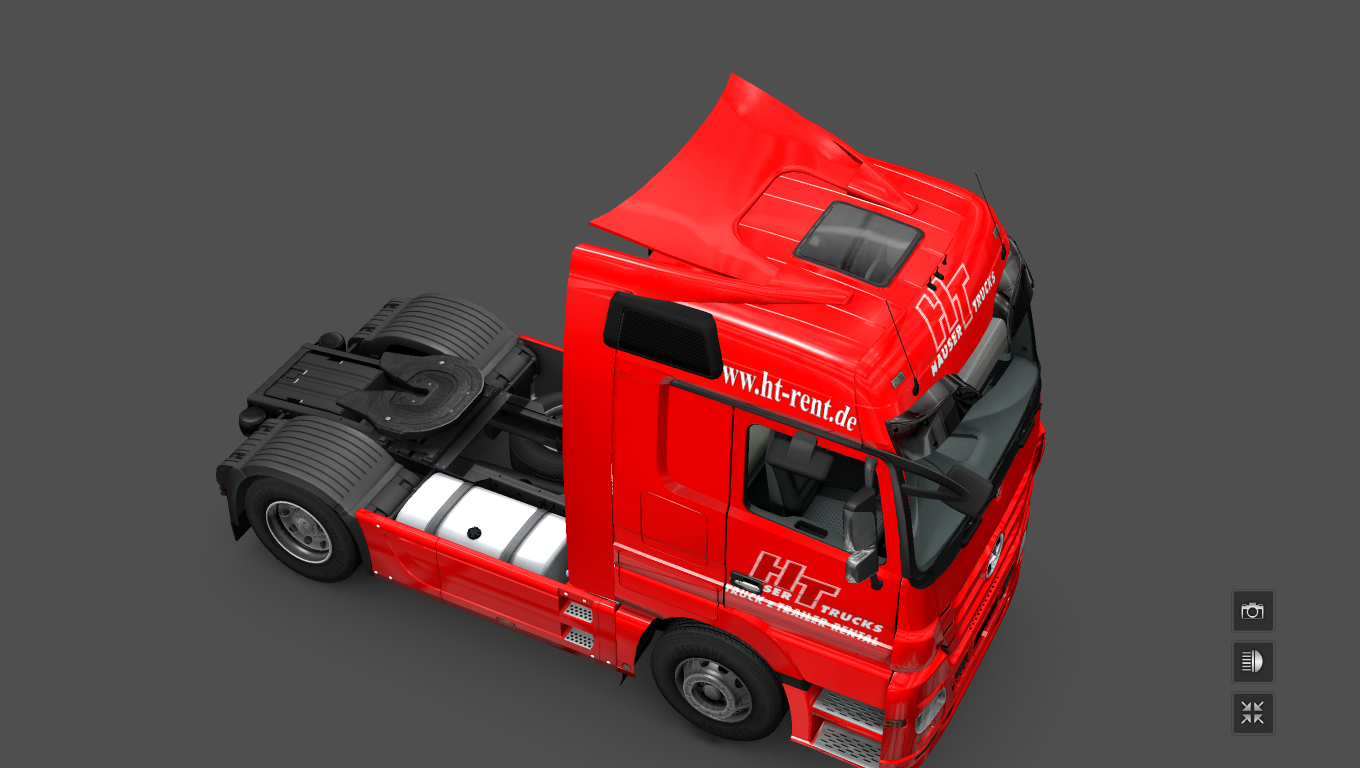 Rental vehicle Truck Center Hauser MB Actros - Thumbnail 1