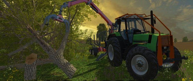 Deutz Fahr Forst DeutzAgroStar661 Landwirtschafts Simulator mod